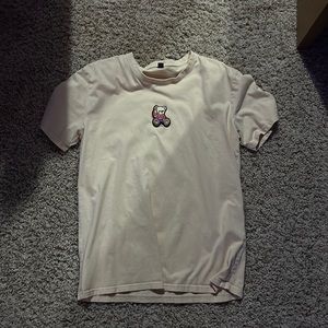 teddy bear embroidered shirt